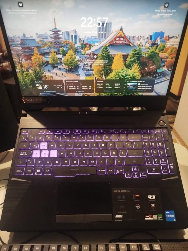 LAPTOP ASUS TUF GAMING F15 GAMER